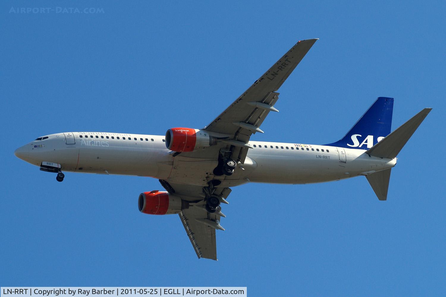 LN-RRT, 2001 Boeing 737-883 C/N 28326, Boeing 737-883 [28326] (SAS Scandinavian Airlines) Home~G 25/05/2011. On approach 27R.
