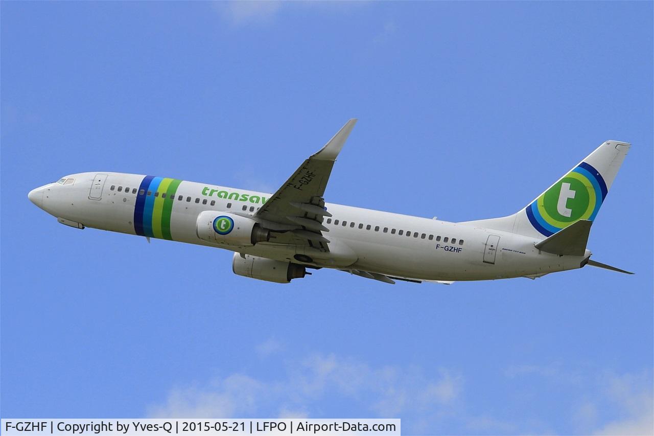 F-GZHF, 2009 Boeing 737-8K2 C/N 29677, Boeing 737-8K2, Take off rwy 24, Paris-Orly airport (LFPO-ORY)