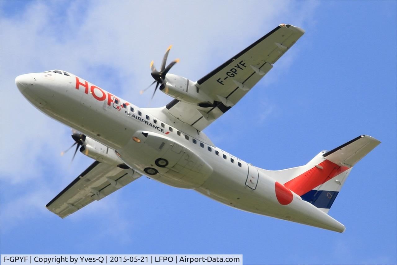 F-GPYF, 1995 ATR 42-500 C/N 495, ATR 42-500, Take off rwy 24, Paris-Orly Airport (LFPO-ORY)
