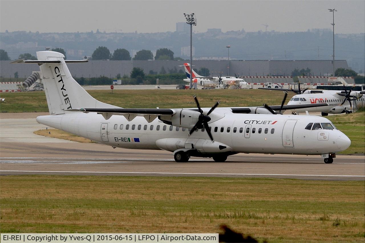 EI-REI, 1991 ATR 72-201 C/N 267, ATR 72-201, Ready to take off rwy 08, Paris-Orly airport (LFPO-ORY)