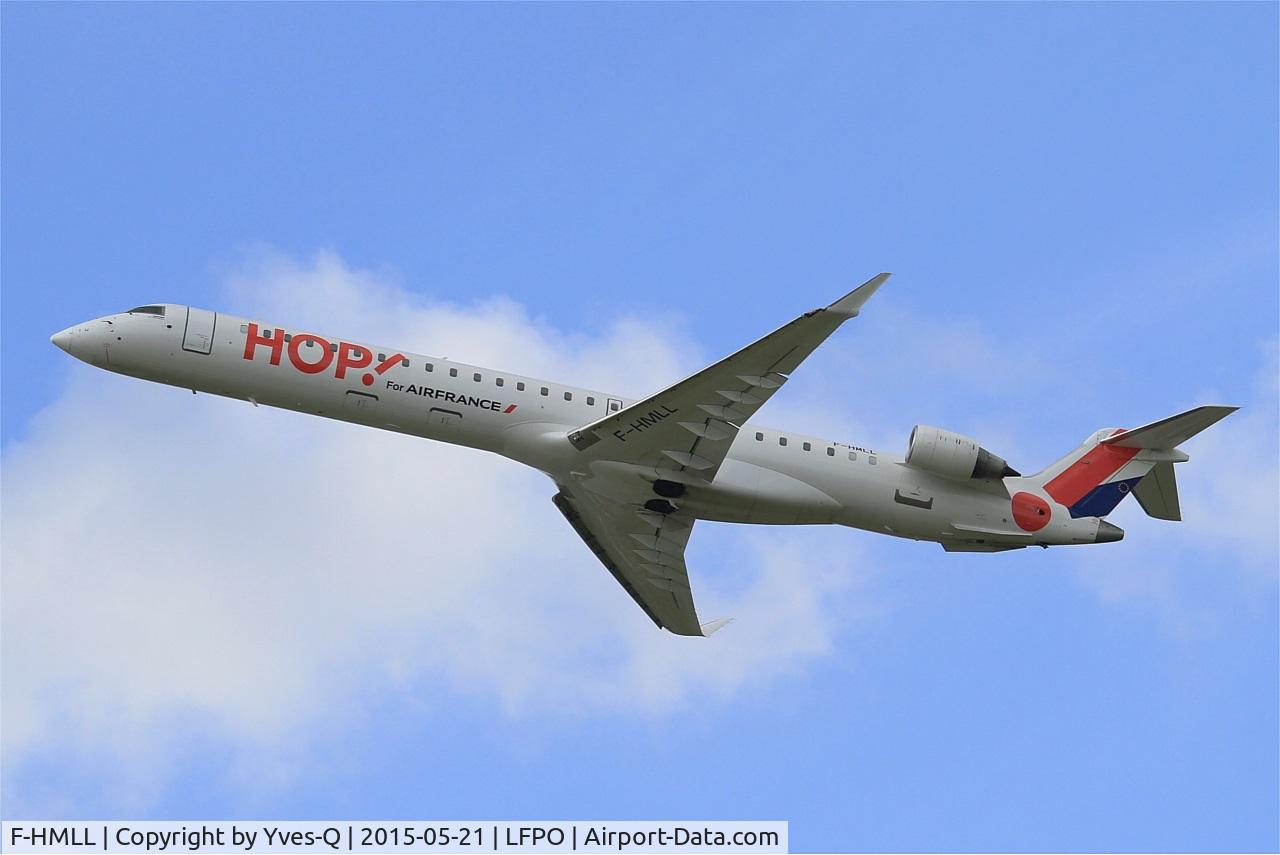 F-HMLL, 2011 Bombardier CRJ-1000EL NG (CL-600-2E25) C/N 19017, Bombardier CRJ-1000EL NG, Take off rwy 24, Paris-Orly airport (LFPO-ORY)