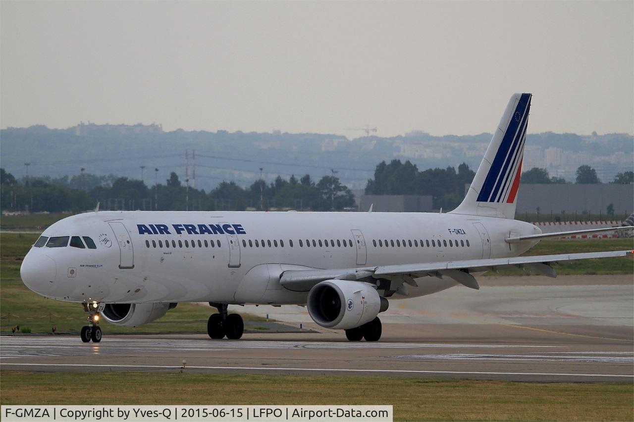 F-GMZA, 1994 Airbus A321-111 C/N 498, Airbus A321-111, Lining up prior take off rwy 08, Paris-Orly airport (LFPO-ORY)