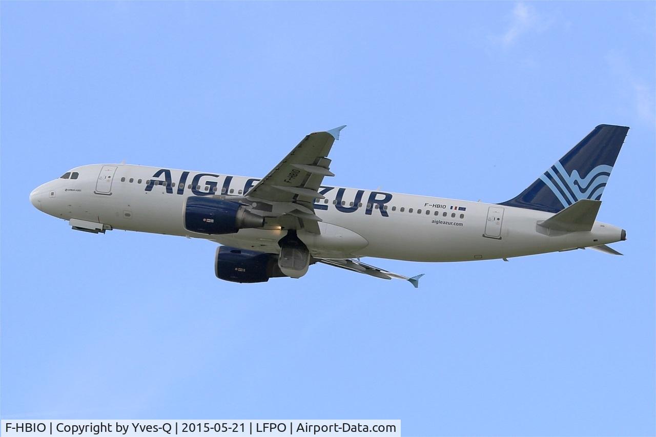F-HBIO, 2007 Airbus A320-214 C/N 3242, Airbus A320-214, Take off rwy 24, Paris-Orly airport (LFPO-ORY)