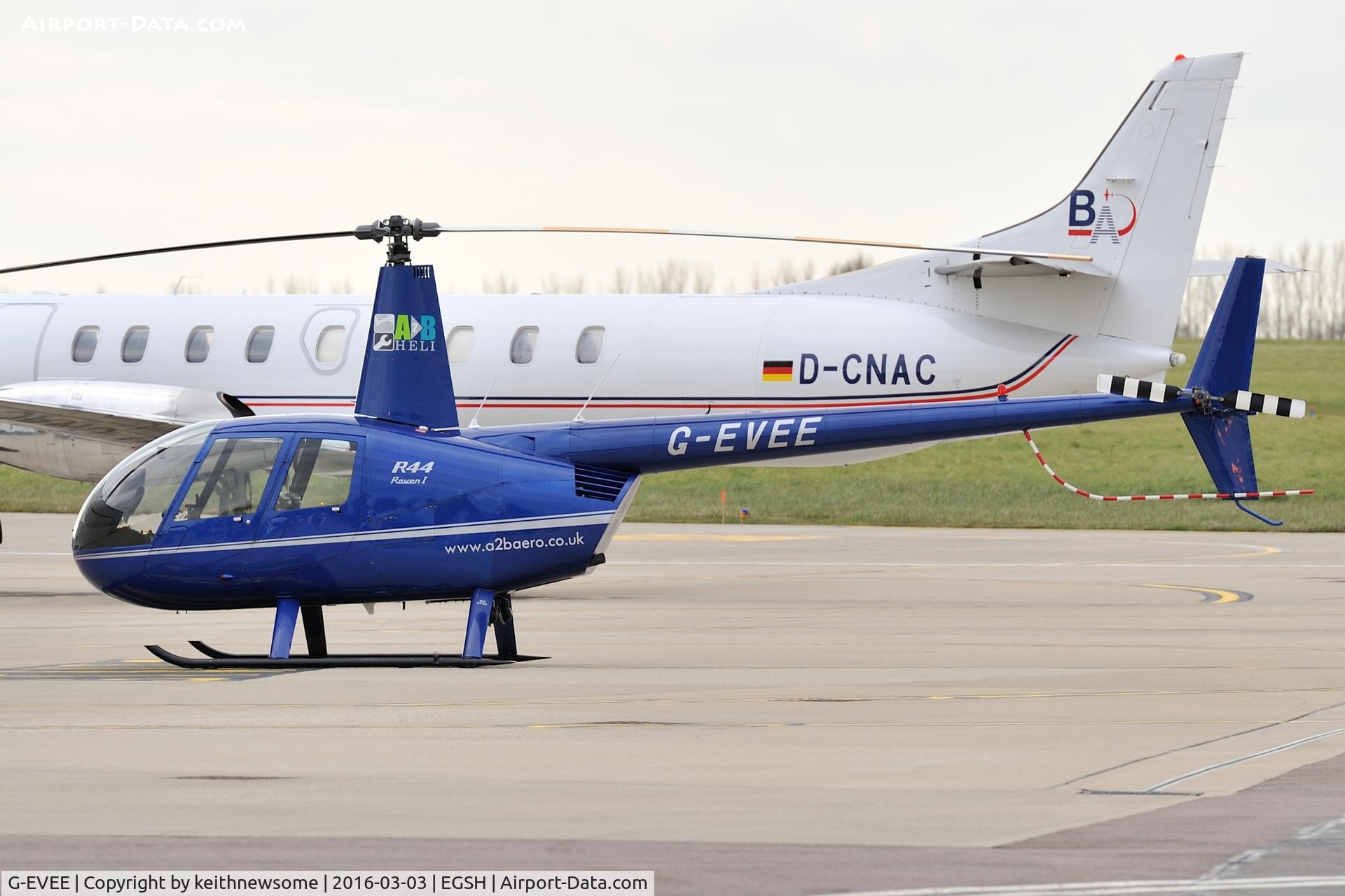 G-EVEE, 2005 Robinson R44 Raven C/N 1517, Nice Visitor.