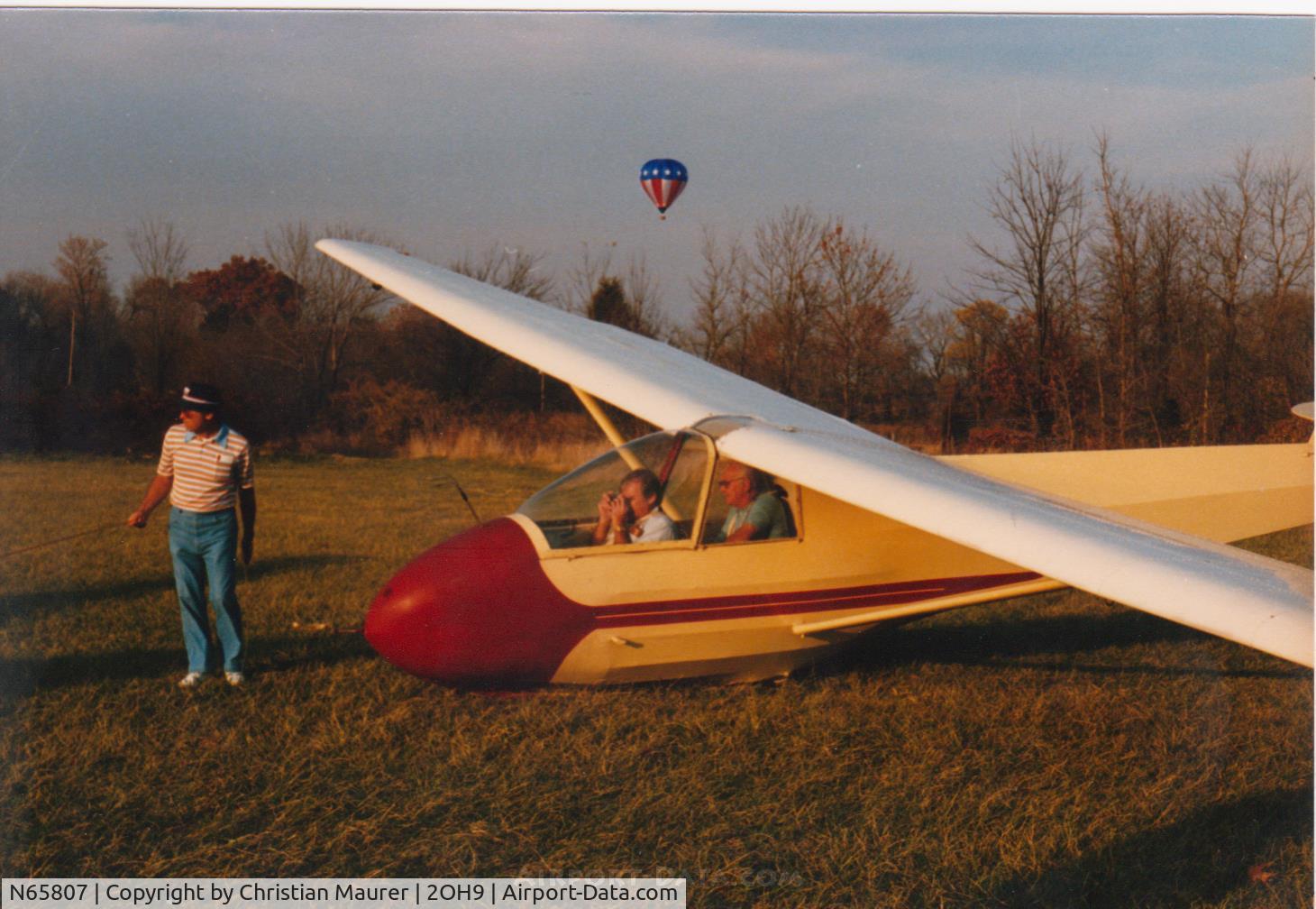 N65807, Schweizer SGS 2-33A C/N 297, SGS 2-33A