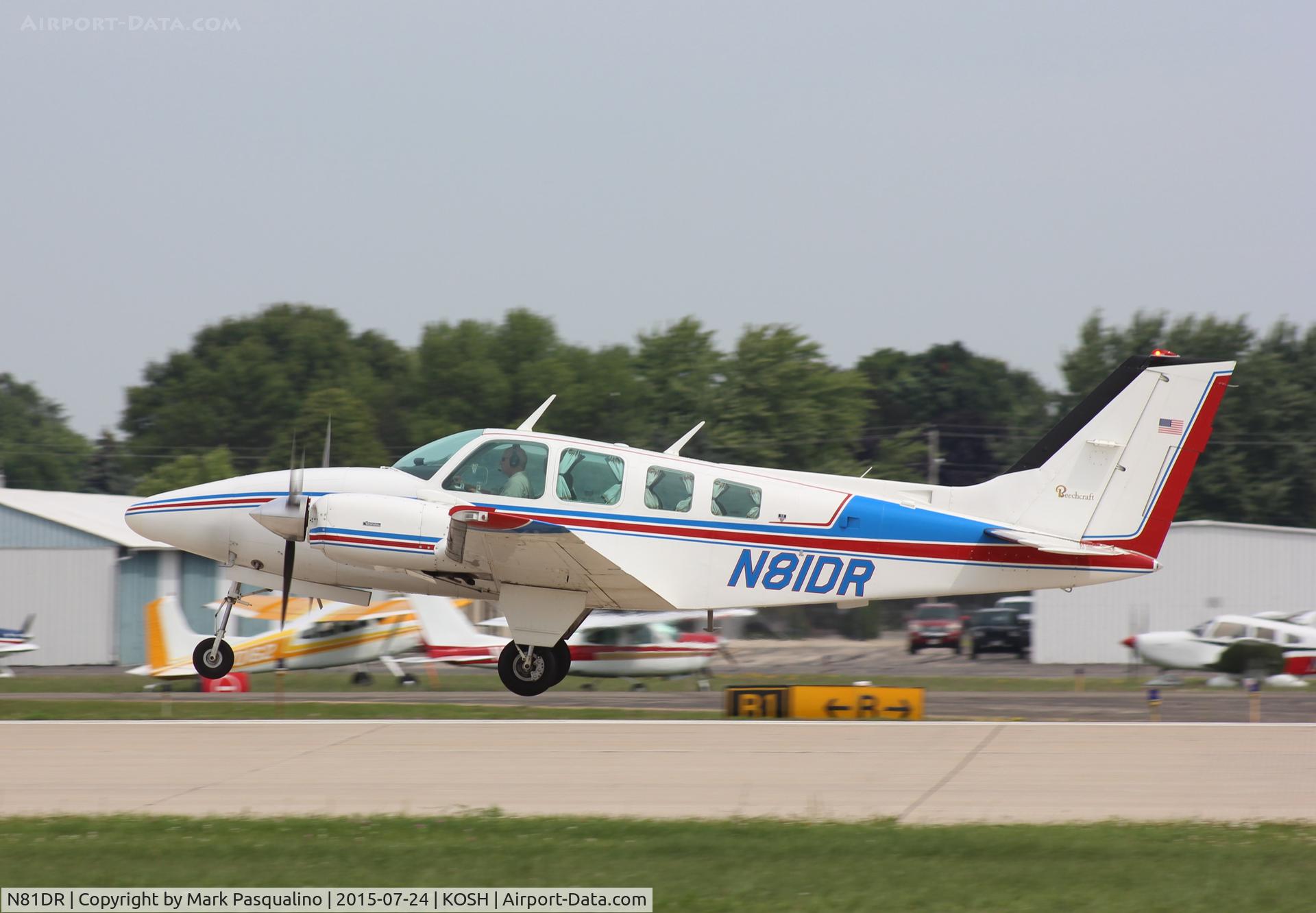 N81DR, 1978 Beech 58 Baron C/N TH-971, Beech 58