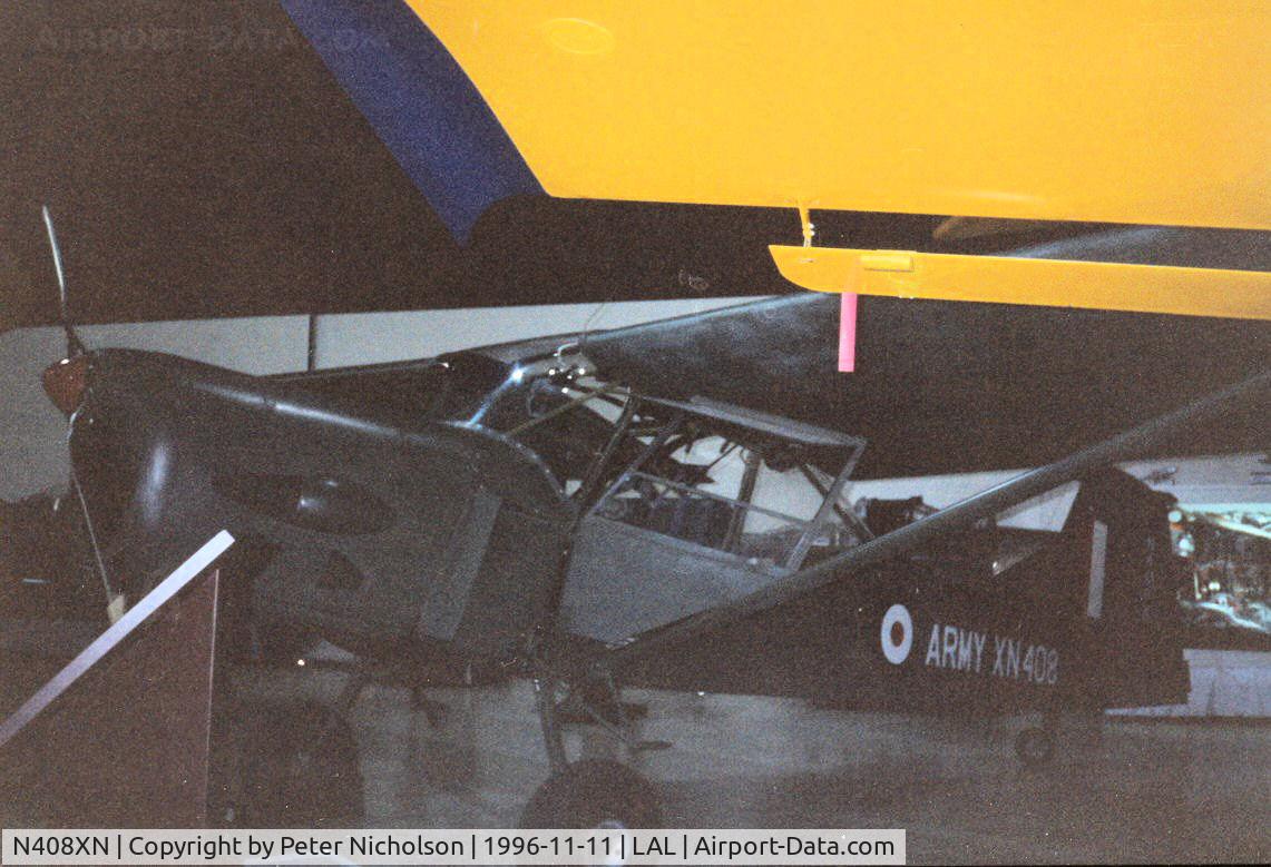 N408XN, 1955 Auster AOP.9 C/N B5/10/126, Auster AOP.9 on display in the Florida Air Museum at Lakeland in November 1996.