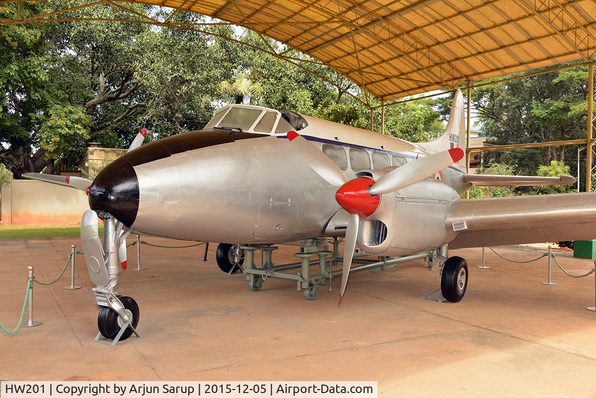 HW201, 1947 De Havilland DH-104 Devon C.1 C/N 04074, On display at the HAL Heritage Centre and Aerospace Museum, Bangalore.