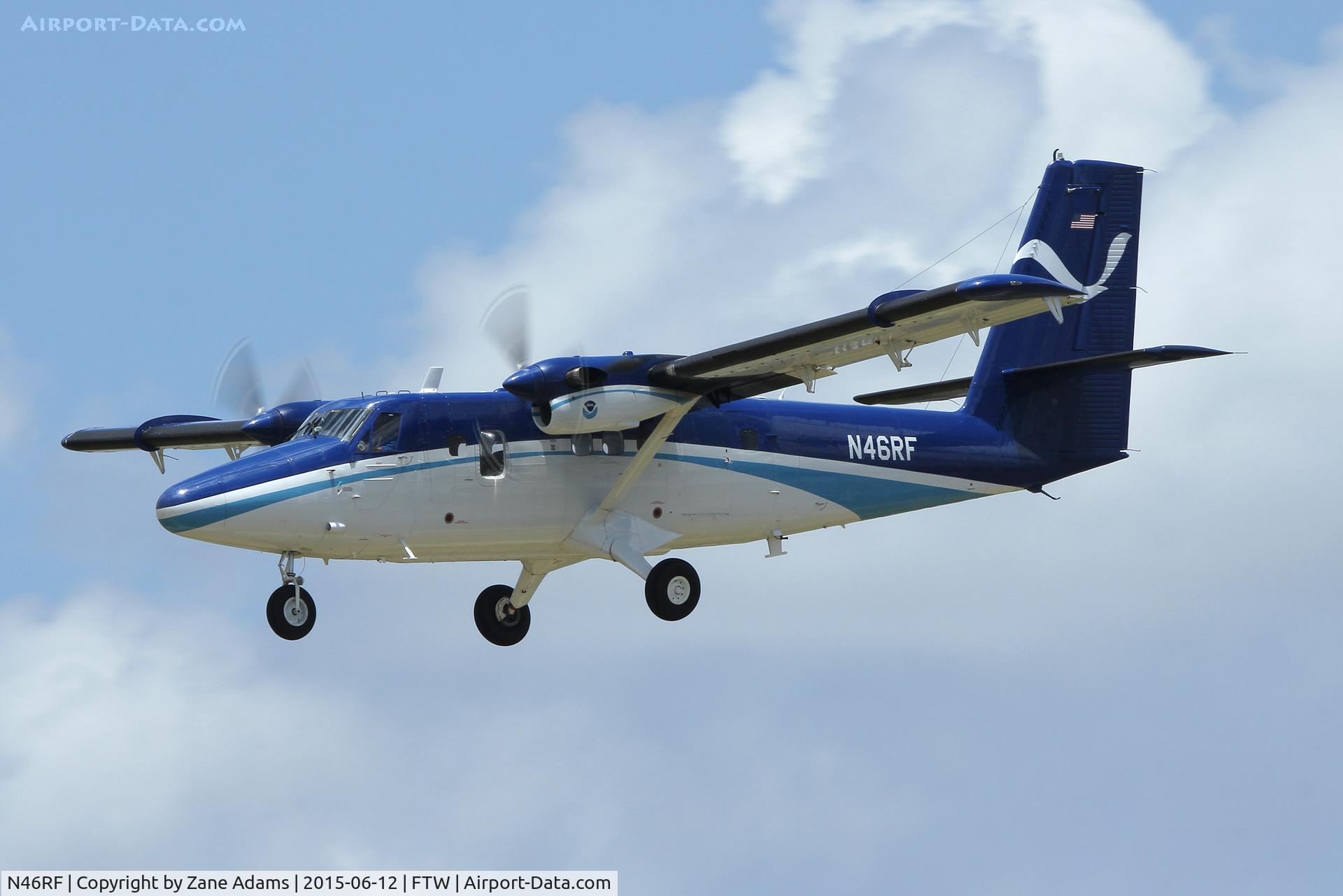 N46RF, 1985 De Havilland Canada DHC-6-300 Twin Otter C/N 824, At Meacham Field - Fort Worth, TX