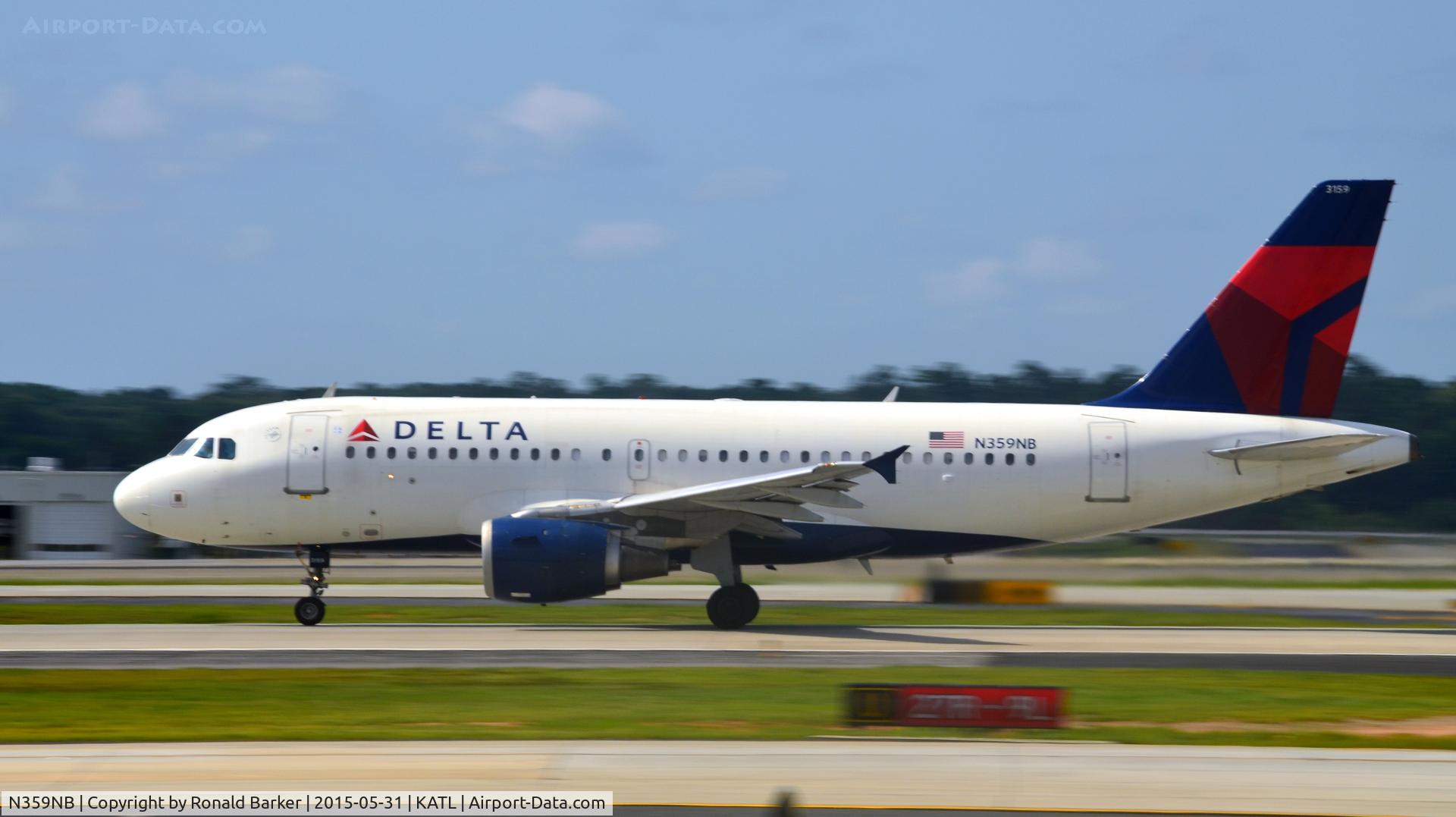 N359NB, 2003 Airbus A319-114 C/N 1923, Takeoff Atlanta