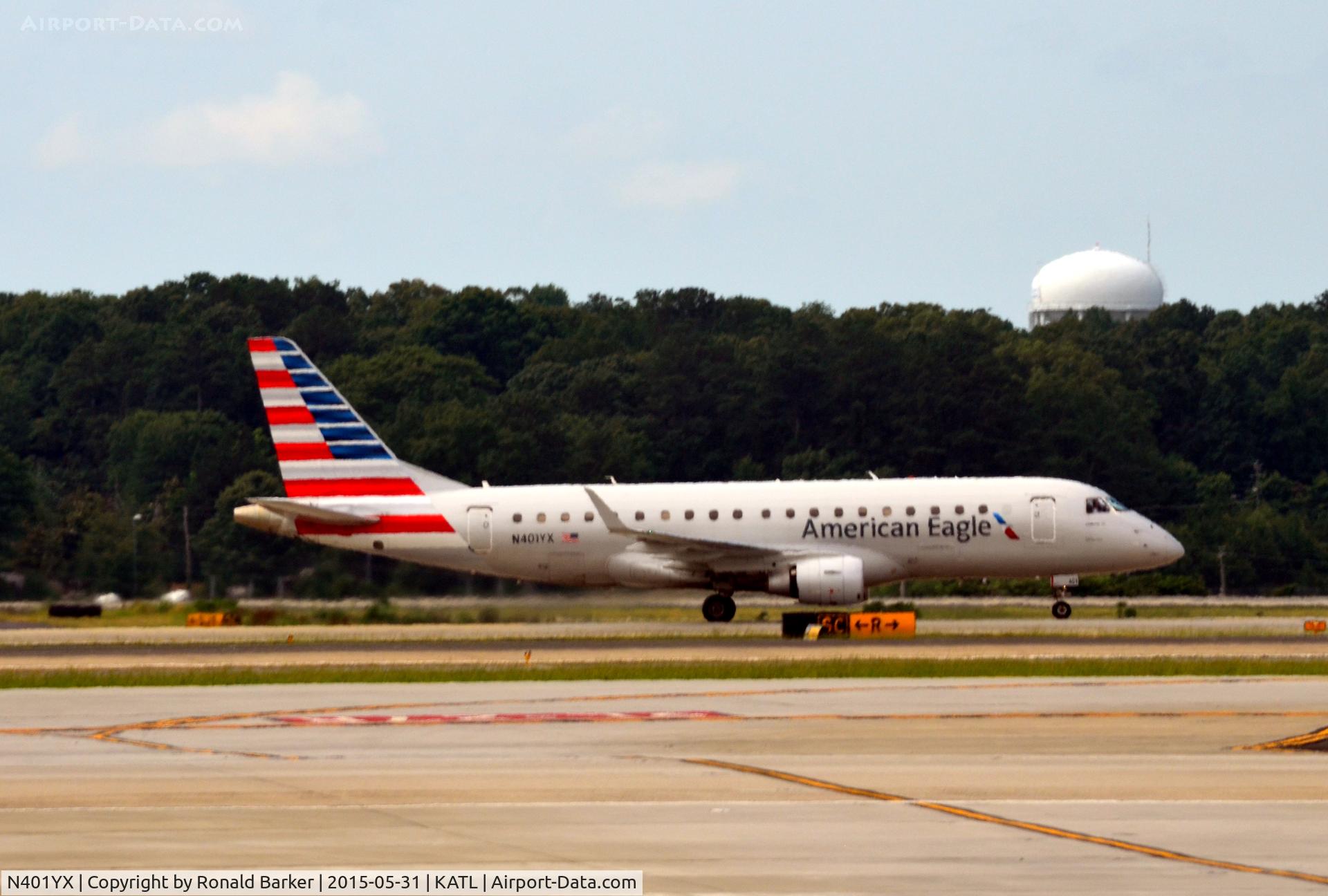 N401YX, 2013 Embraer 175LR (ERJ-170-200LR) C/N 17000363, Taxi Atlanta