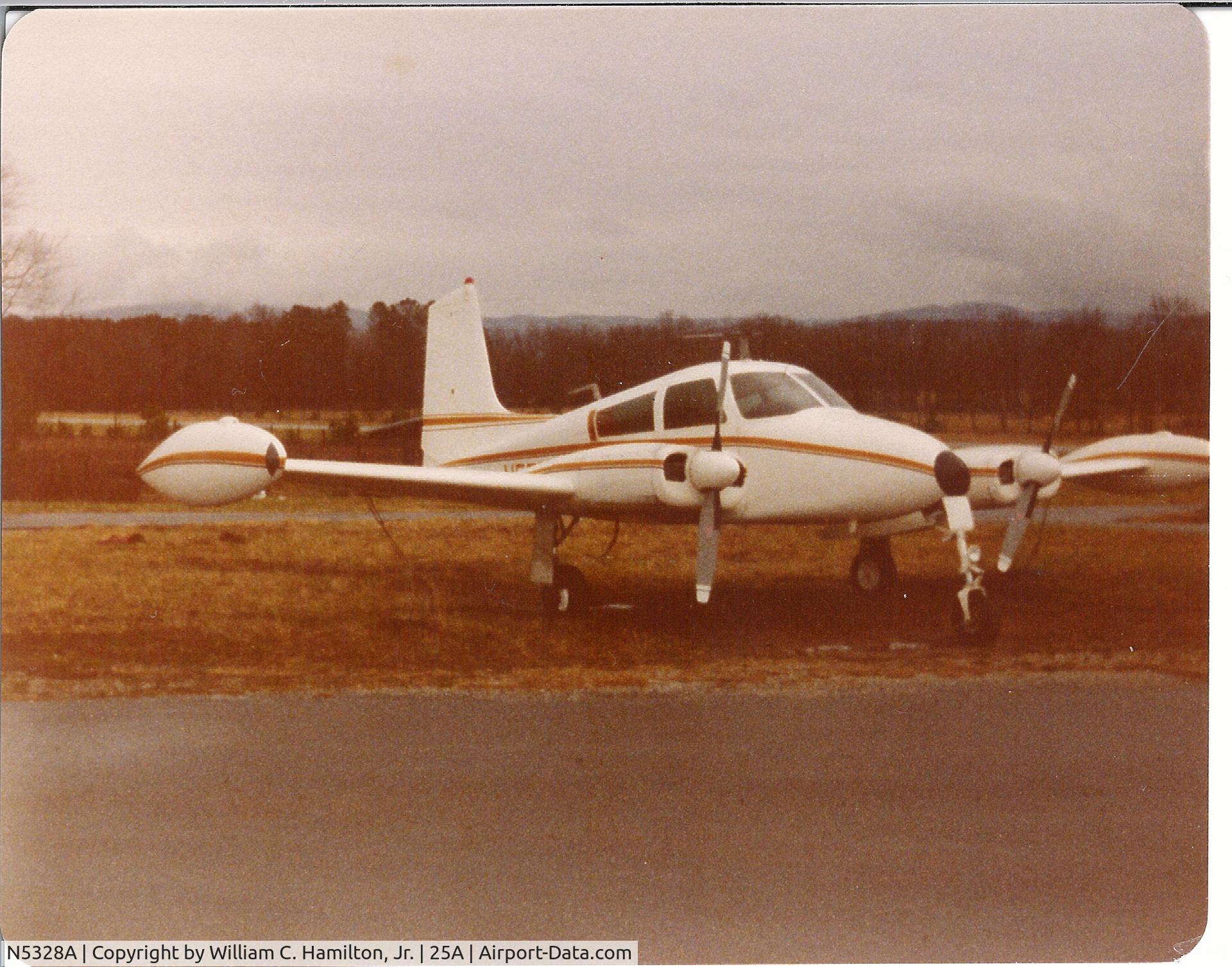 N5328A, Cessna 310 C/N 35528, Circa 1979.