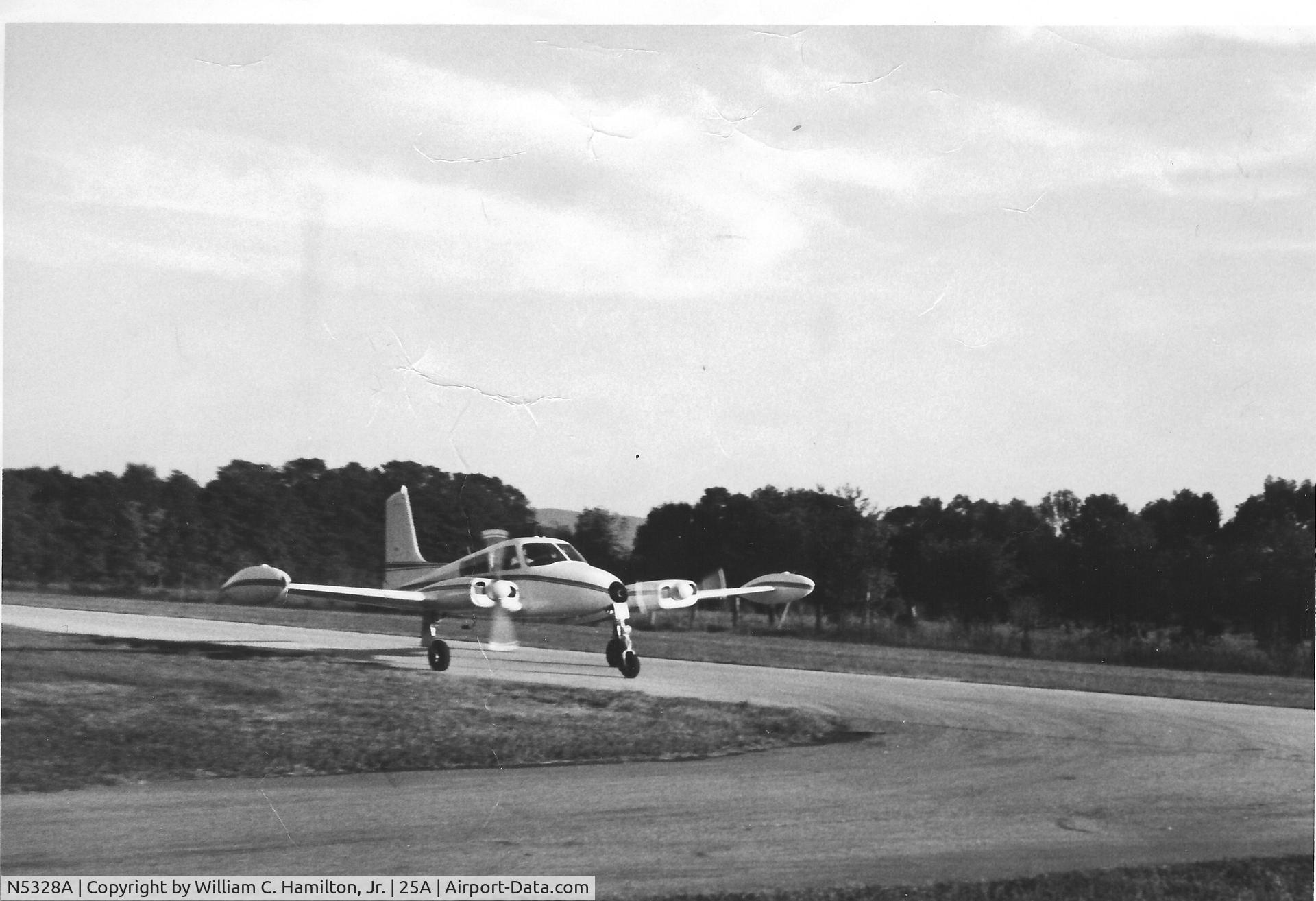 N5328A, Cessna 310 C/N 35528, Circa 1979.