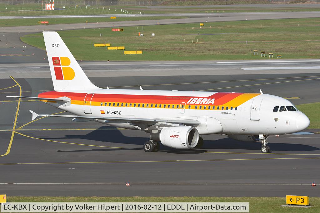 EC-KBX, 2007 Airbus A319-111 C/N 3078, at dus