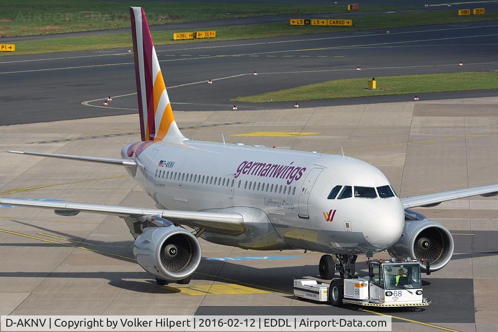 D-AKNV, 2005 Airbus A319-112 C/N 2632, at dus
