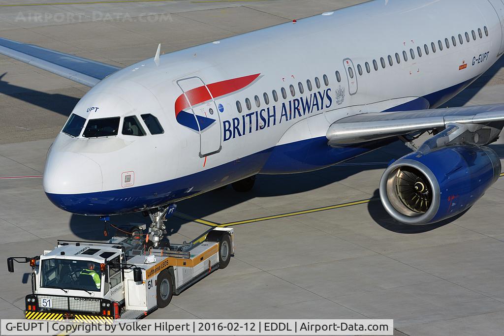 G-EUPT, 2000 Airbus A319-131 C/N 1380, at dus