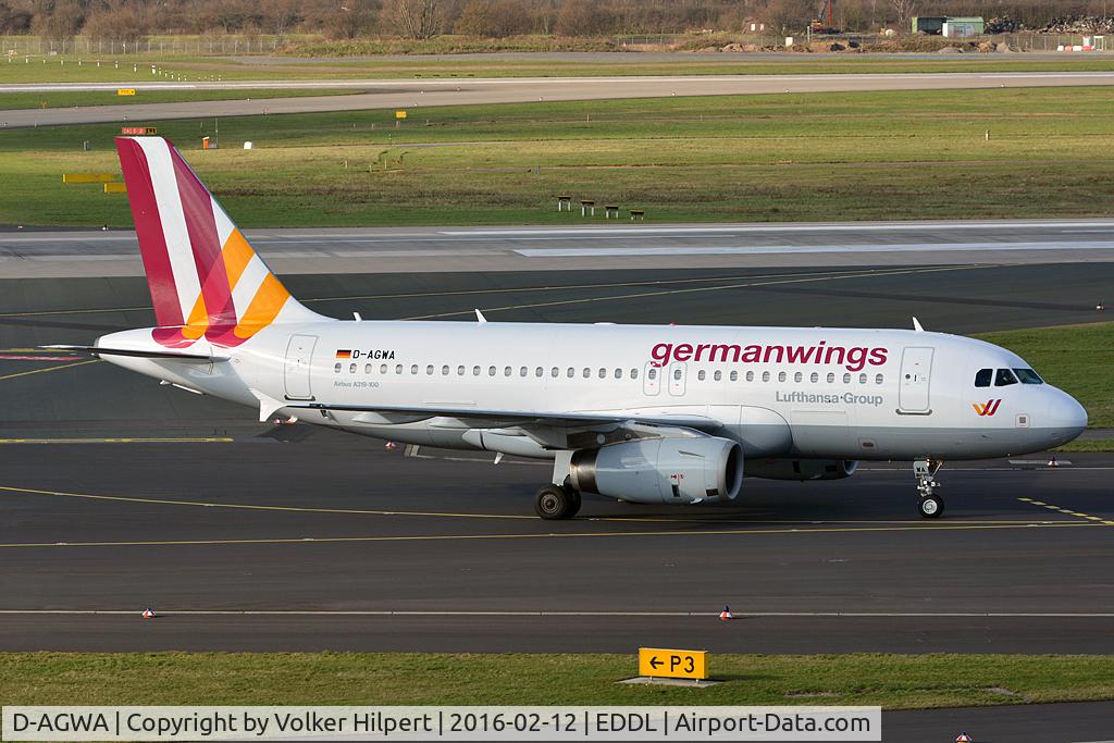 D-AGWA, 2006 Airbus A319-132 C/N 2813, at dus