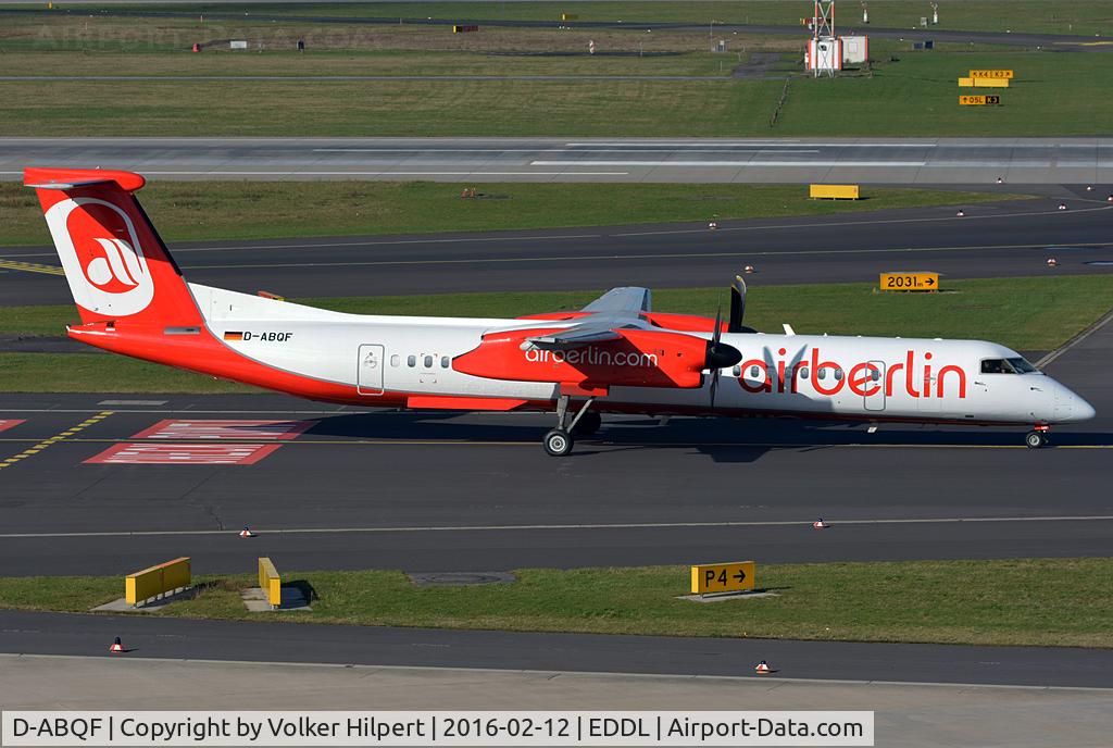 D-ABQF, 2009 De Havilland Canada DHC-8-402Q Dash 8 C/N 4245, at dus