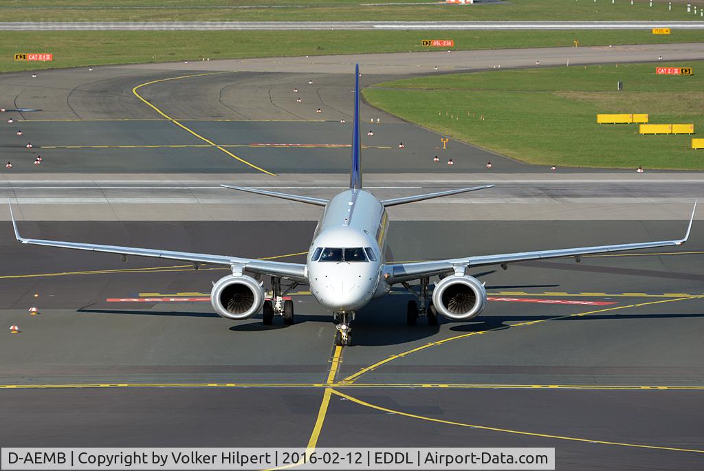 D-AEMB, 2009 Embraer 195LR (ERJ-190-200LR) C/N 19000297, at dus