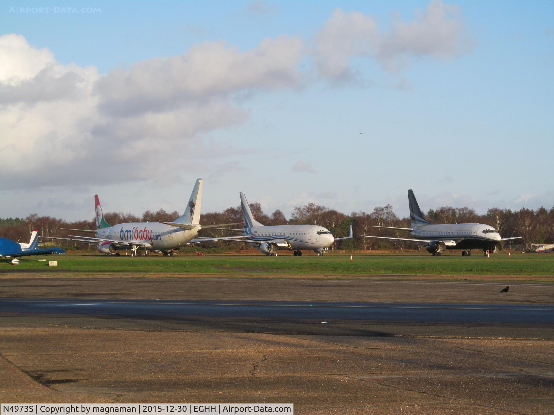 N4973S, 1971 Piper PA-28-140 C/N 28-7125396, BMI Baby 737 - N4973S plus a few others at Hurn - going nowhere