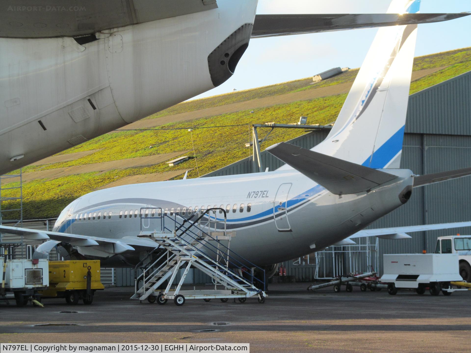 N797EL, 1993 Boeing 737-505 C/N 25797, at hurn base