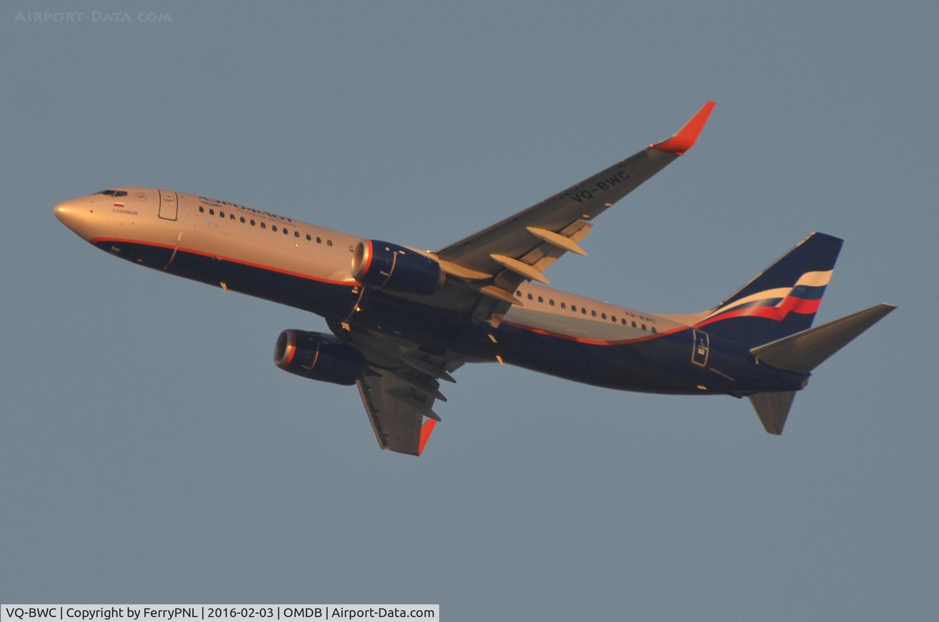 VQ-BWC, 2015 Boeing 737-8LJ C/N 41210, Aeroflot B738 starting its flight back to Moscow.