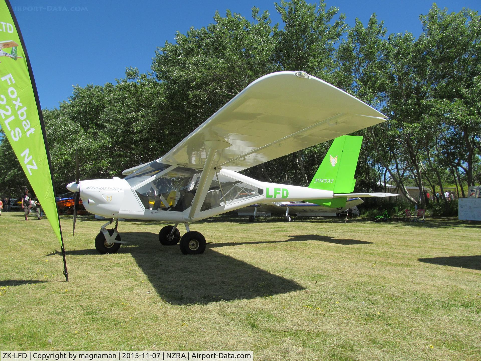 ZK-LFD, Aeroprakt A22-LS Foxbat C/N 198, at fly in
