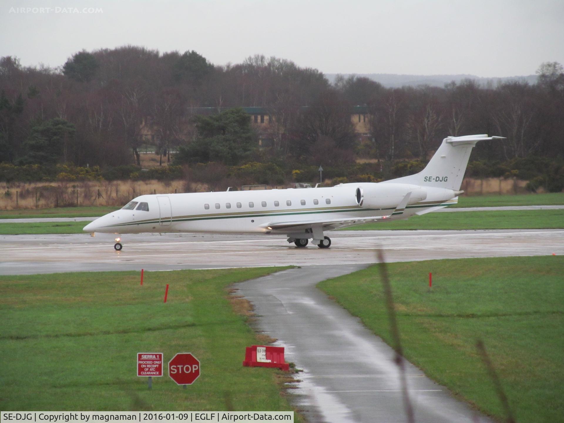 SE-DJG, 2008 Embraer EMB-135BJ Legacy C/N 14501042, at biz hub farnboriugh