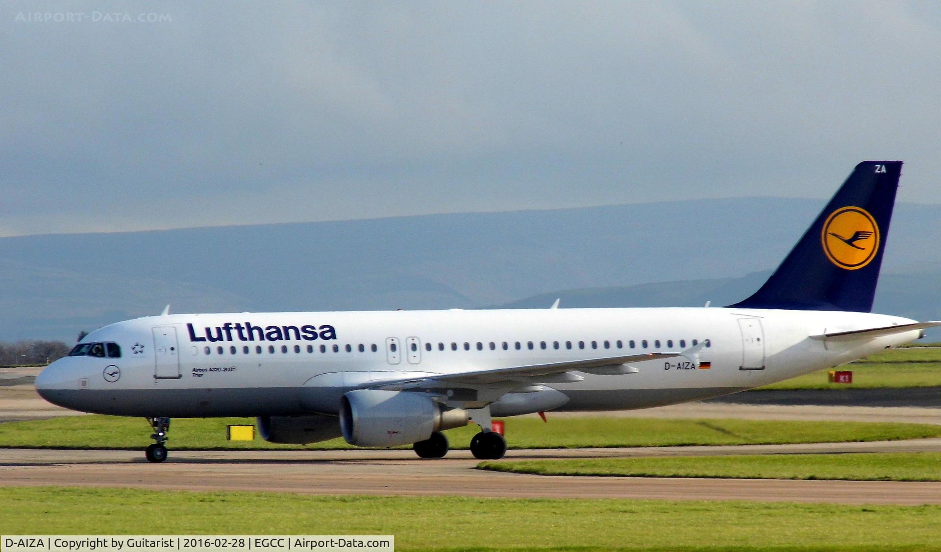 D-AIZA, 2009 Airbus A320-214 C/N 4097, At Manchester