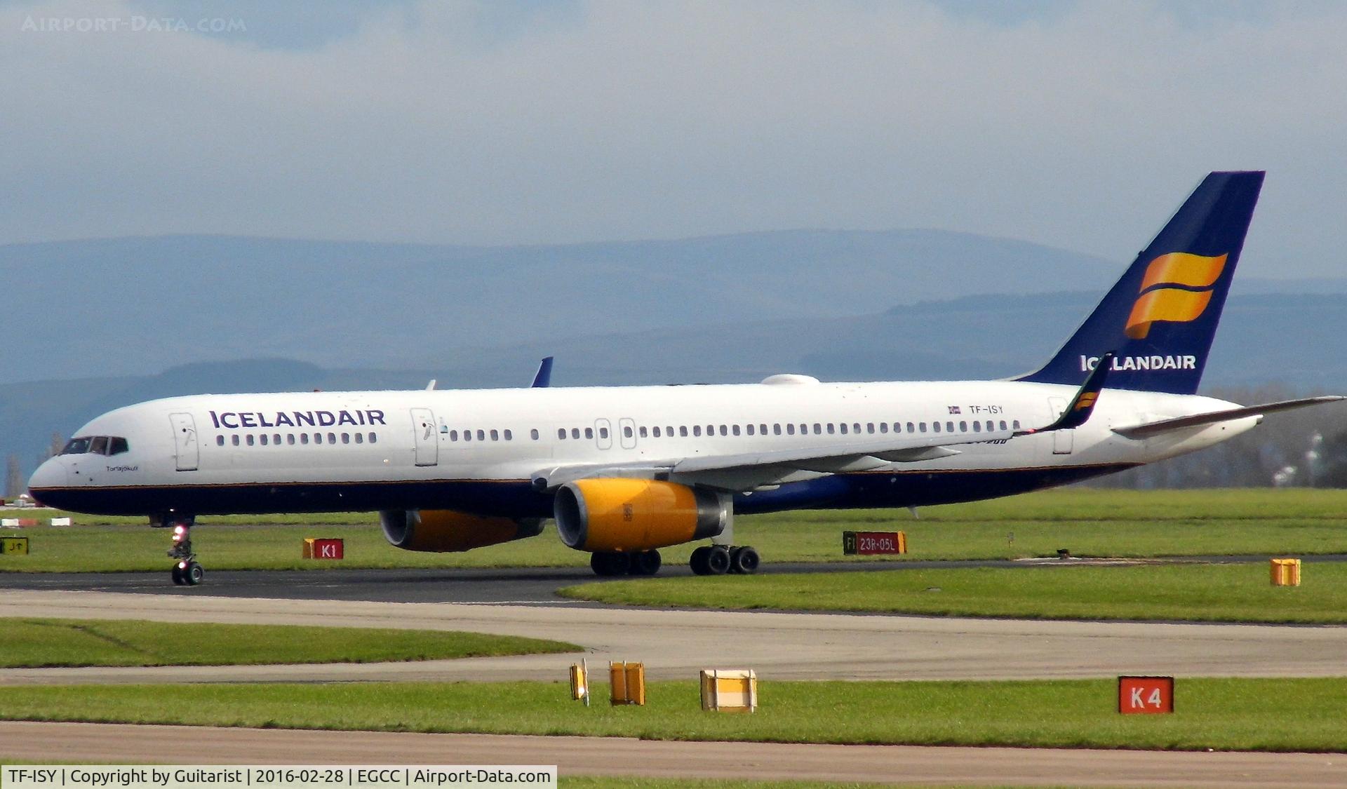 TF-ISY, 1991 Boeing 757-223 C/N 24594, At Manchester