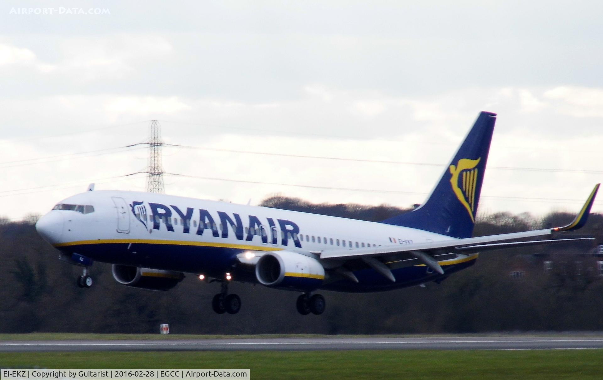EI-EKZ, 2010 Boeing 737-8AS C/N 38508, At Manchester