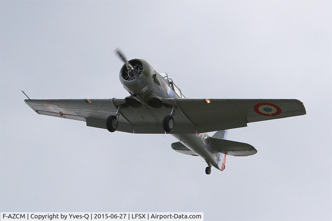F-AZCM, 1951 North American T-6G Texan C/N 182-179, North American T-6G Texan, On display, Luxeuil-Saint Sauveur Air Base 116 (LFSX) Open day 2015