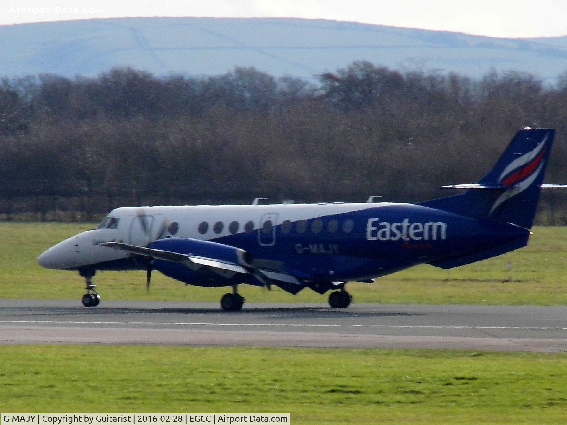G-MAJY, 1997 British Aerospace Jetstream 41 C/N 41099, At Manchester