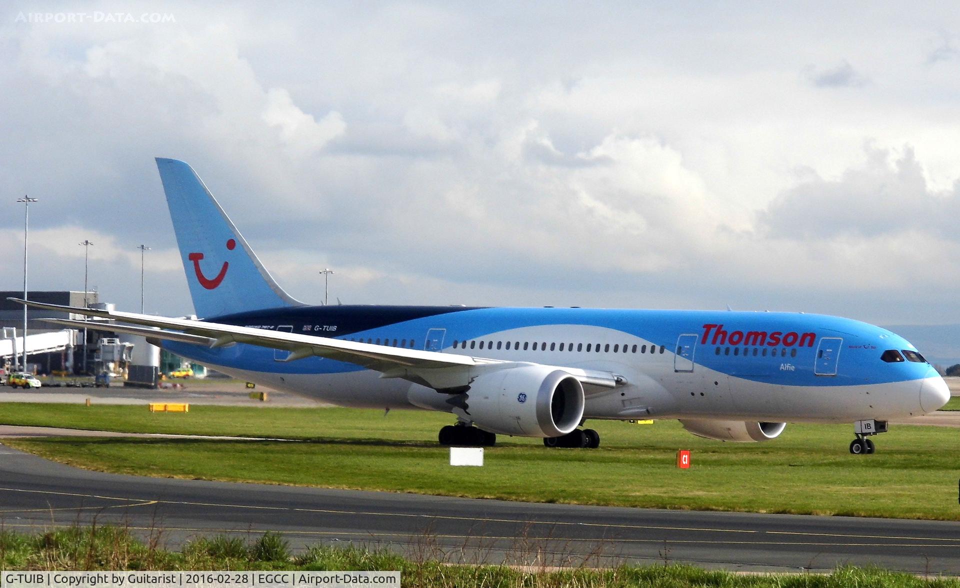 G-TUIB, 2013 Boeing 787-8 Dreamliner C/N 34423, At Manchester