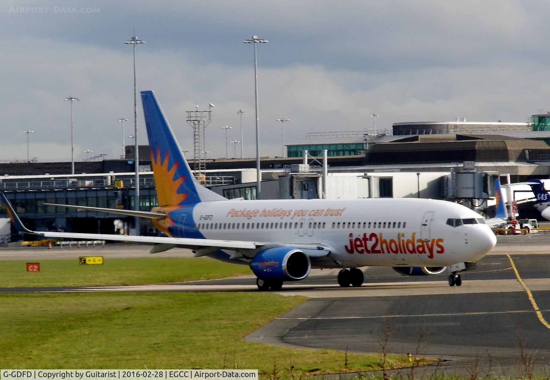 G-GDFD, 1997 Boeing 737-8K5 C/N 27982, At Manchester
