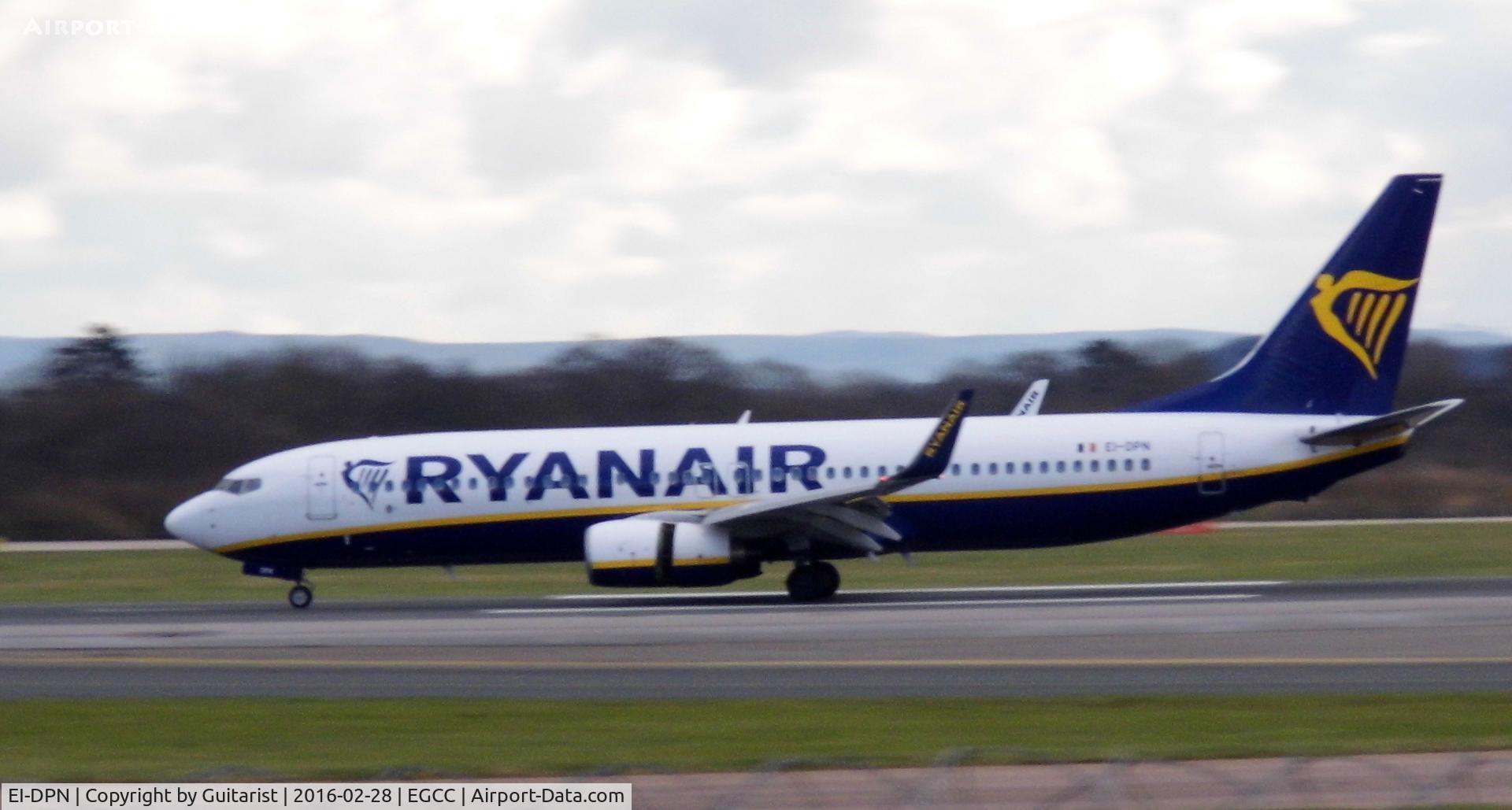 EI-DPN, 2007 Boeing 737-8AS C/N 35549, At Manchester