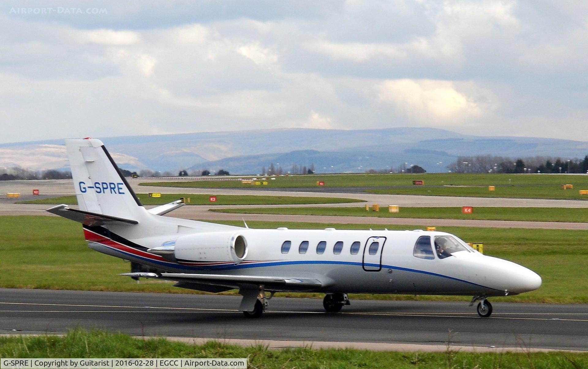 G-SPRE, 1999 Cessna 550 Citation Bravo C/N 550-0872, At Manchester