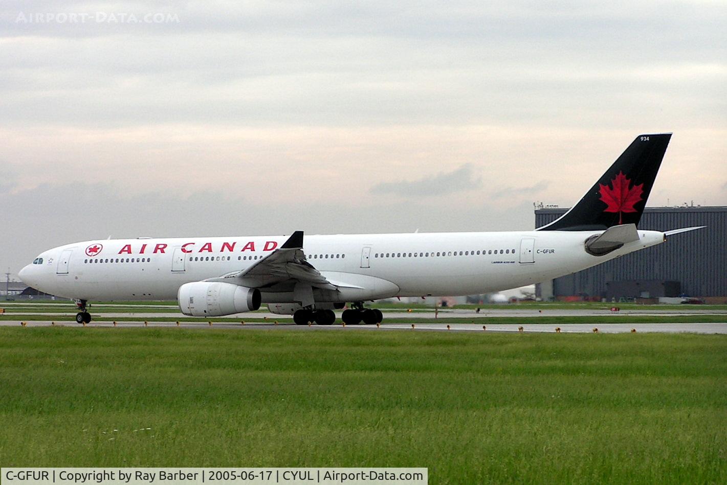 C-GFUR, 2000 Airbus A330-343 C/N 344, Airbus A330-343X [344] (Air Canada) Montreal-Dorval~C 17/06/2005