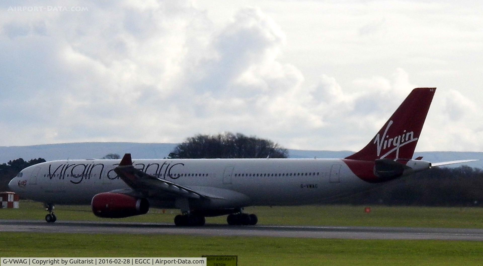 G-VWAG, 2012 Airbus A330-343X C/N 1341, At Manchester