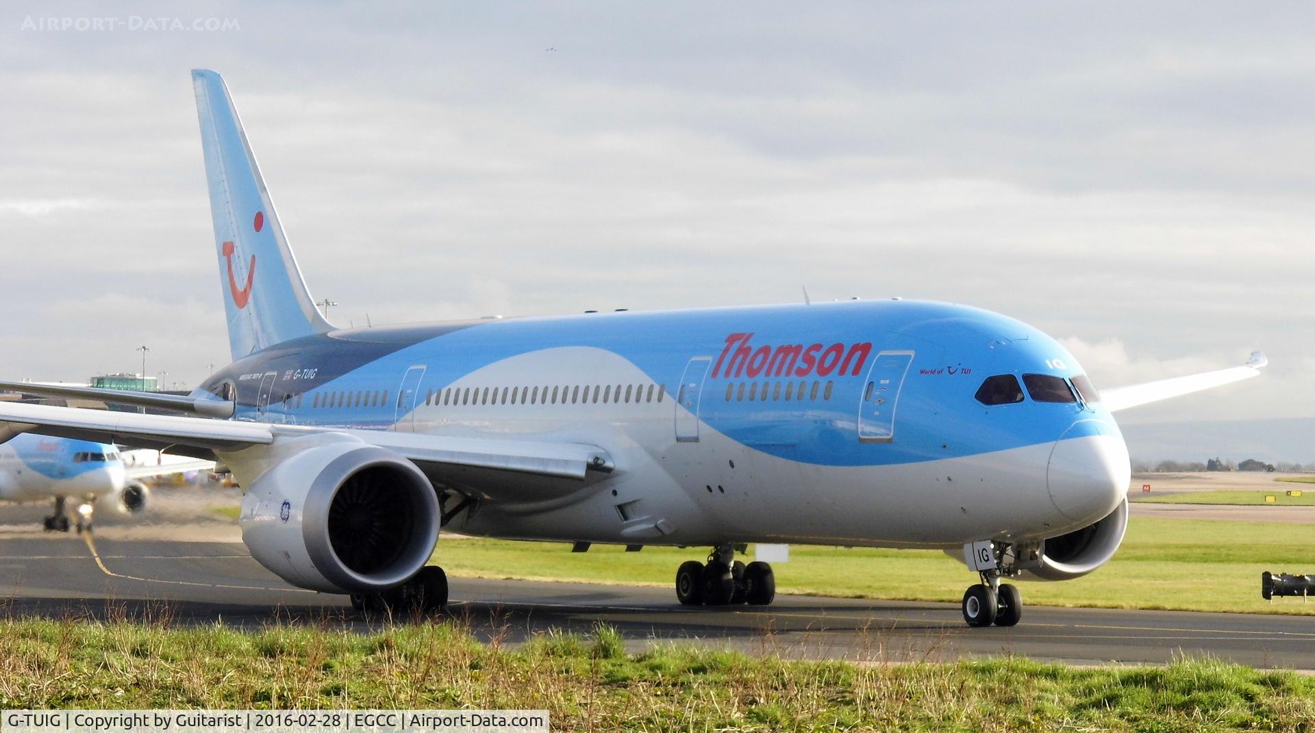 G-TUIG, 2015 Boeing 787-8 Dreamliner C/N 36426, At Manchester