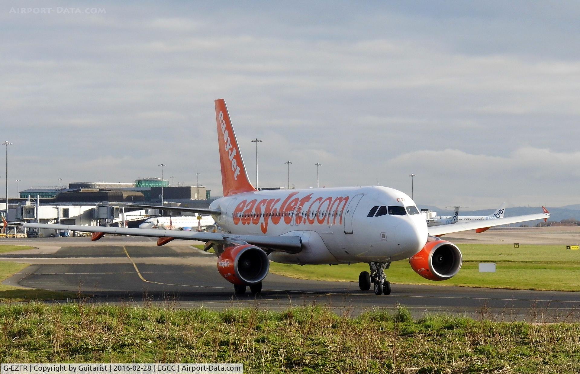 G-EZFR, 2009 Airbus A319-111 C/N 4125, At Manchester