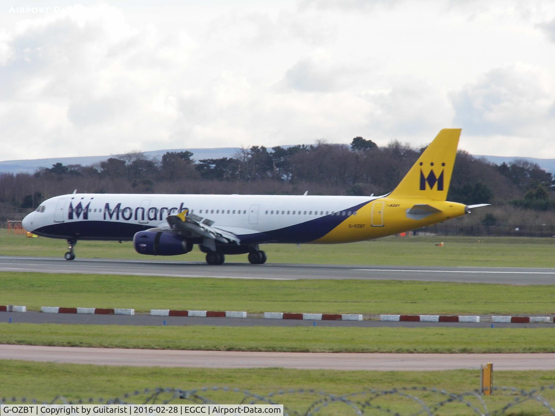 G-OZBT, 2008 Airbus A321-231 C/N 3546, At Manchester