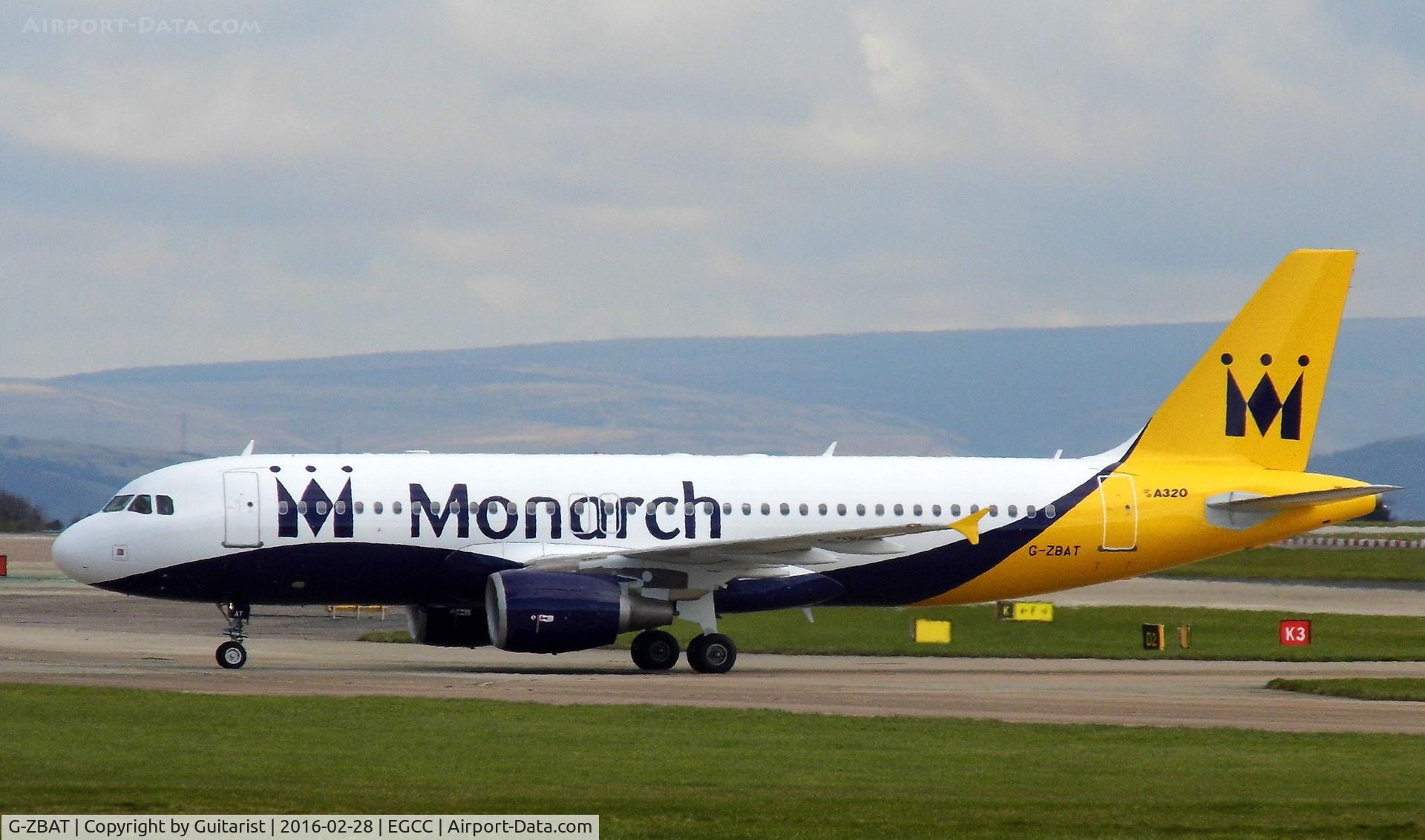 G-ZBAT, 2007 Airbus A320-214 C/N 3278, At Manchester