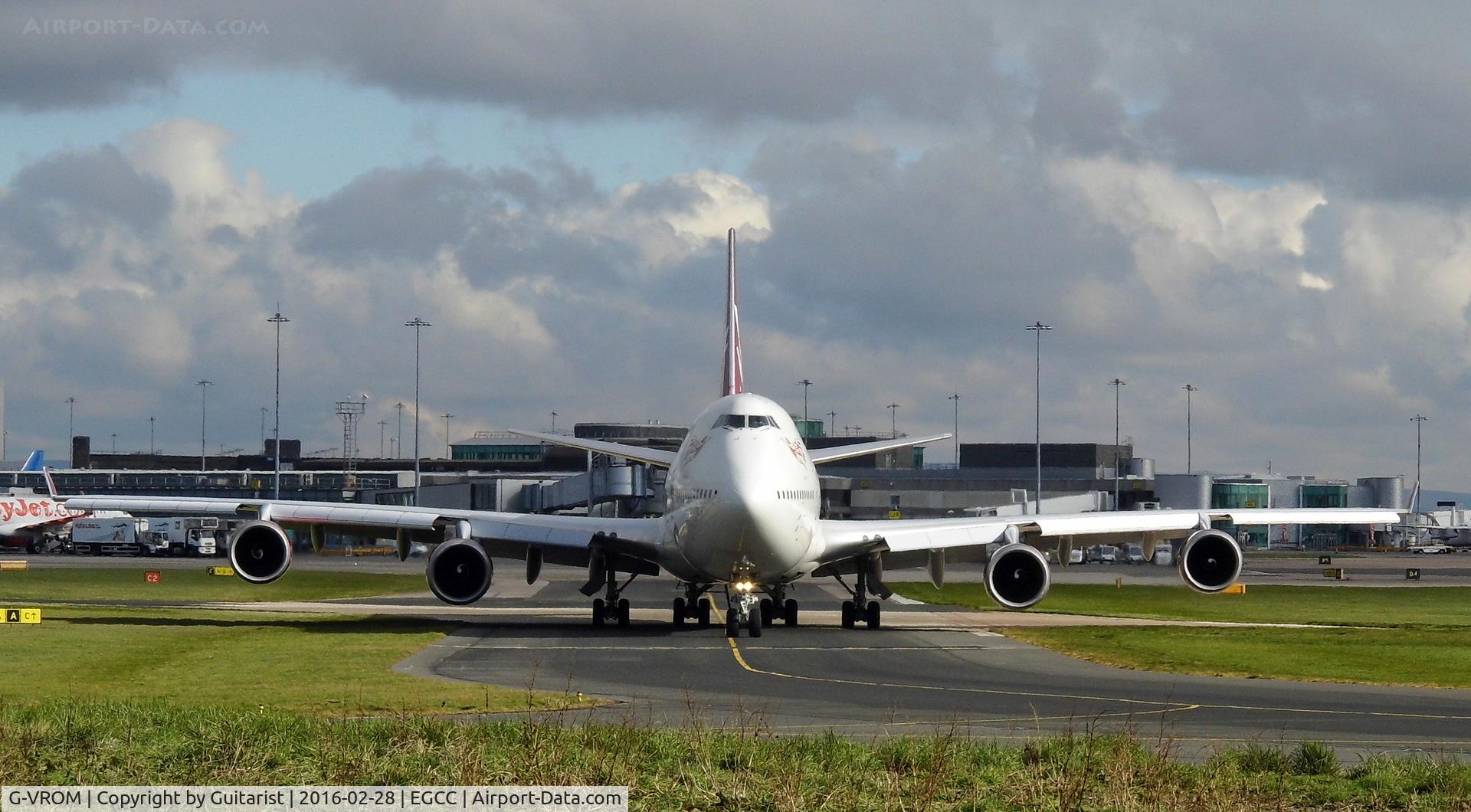 G-VROM, 2001 Boeing 747-443 C/N 32339, At Manchester