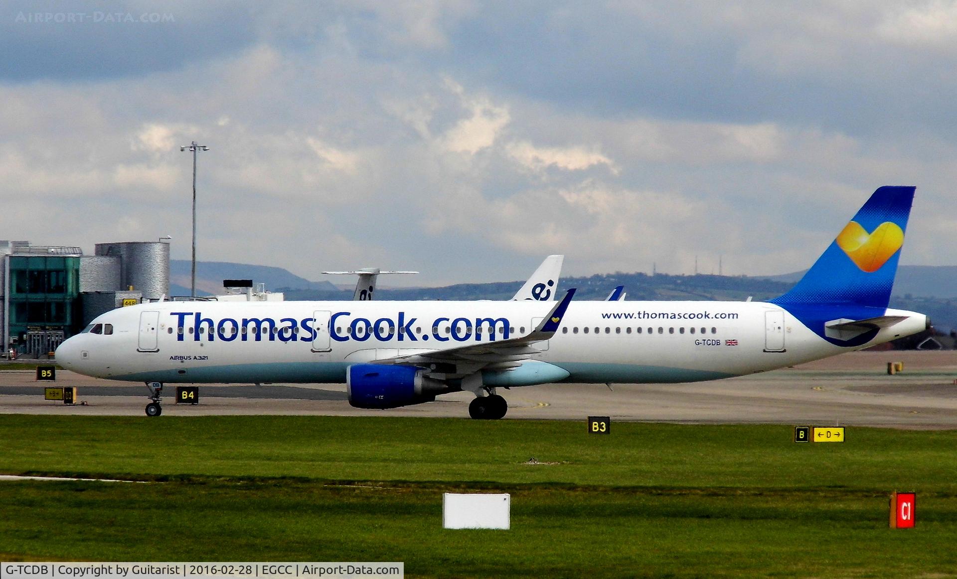 G-TCDB, 2013 Airbus A321-211 C/N 5603, At Manchester