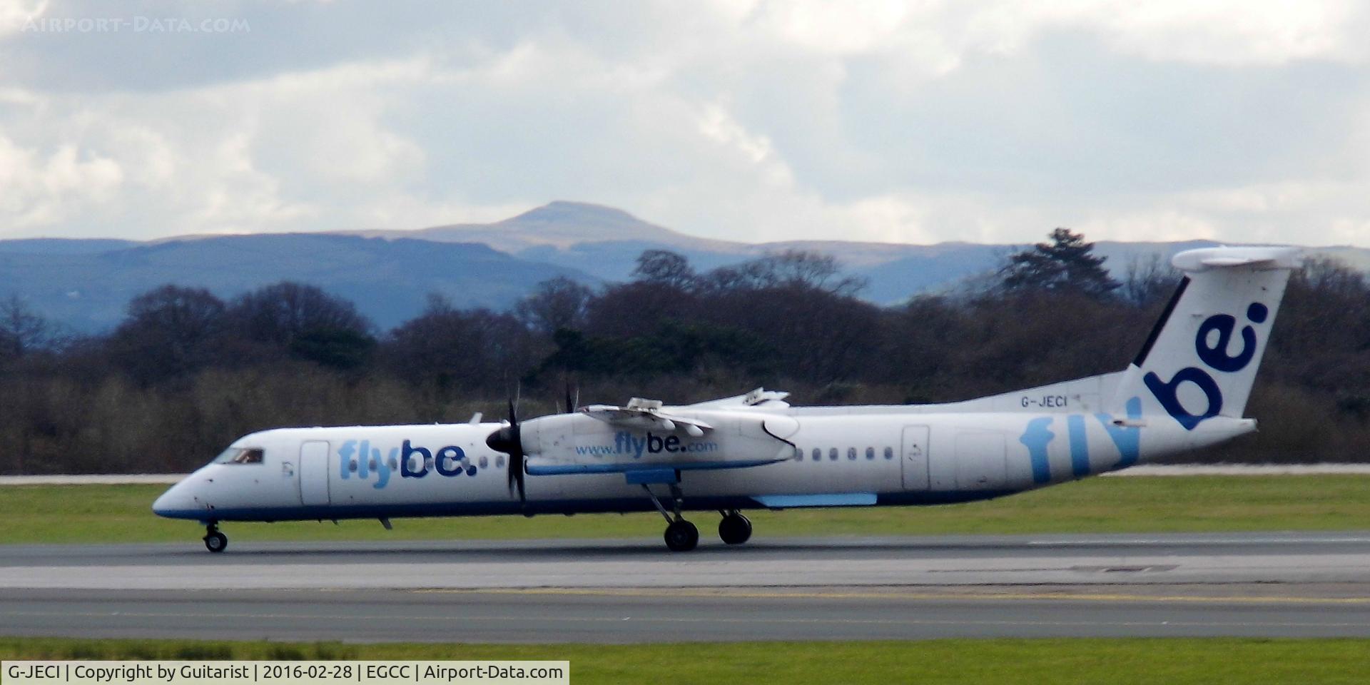 G-JECI, 2005 De Havilland Canada DHC-8-402Q Dash 8 C/N 4105, At Manchester