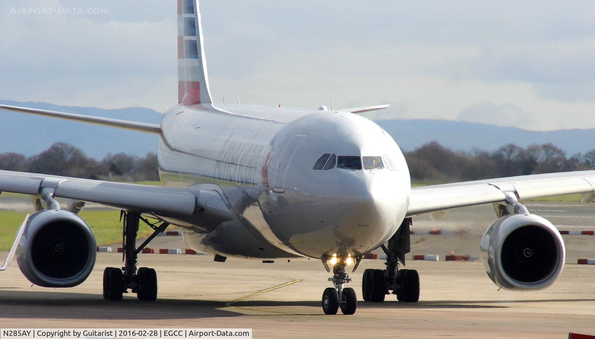 N285AY, 2010 Airbus A330-243 C/N 1100, At Manchester