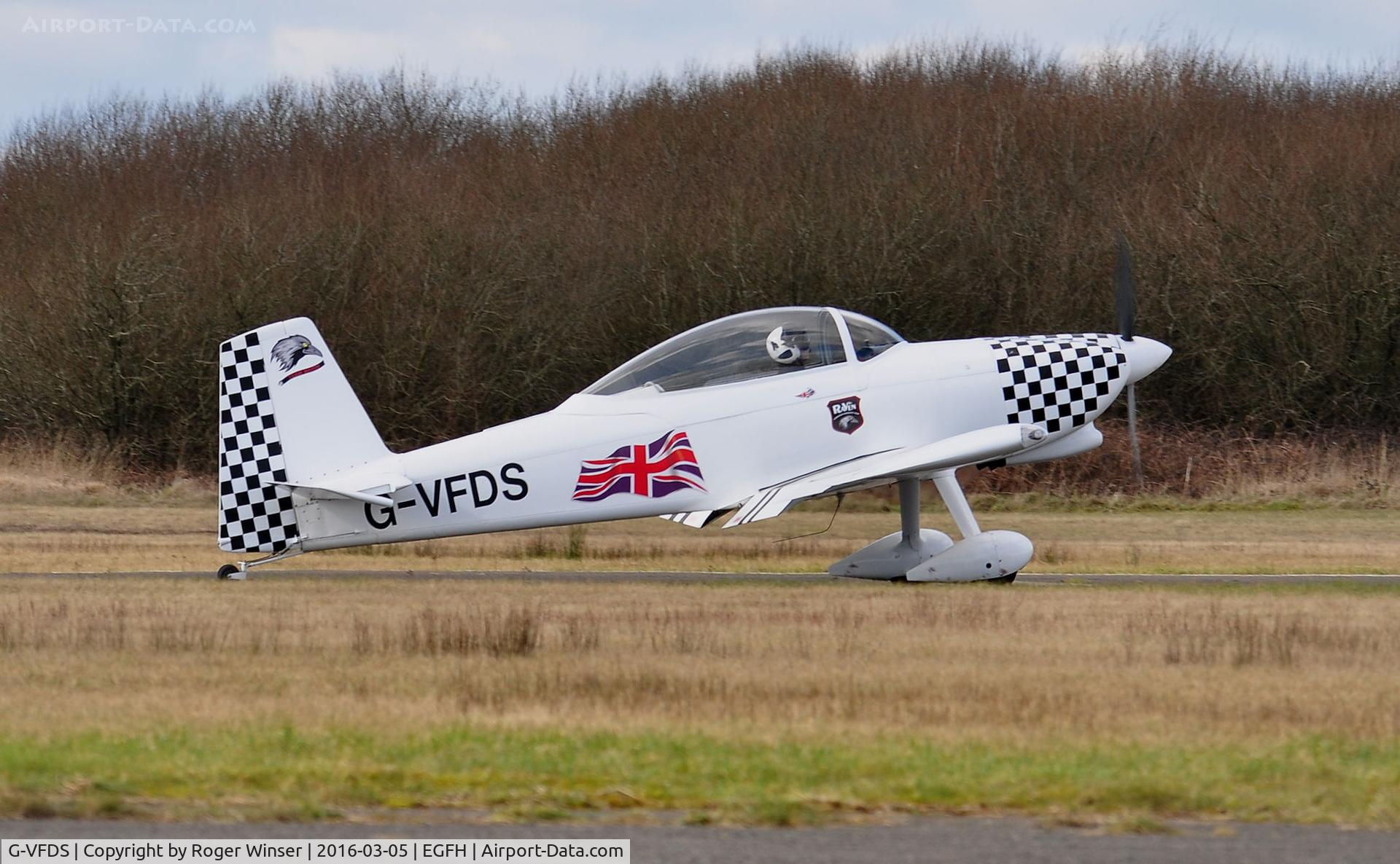 G-VFDS, 2012 Vans RV-8 C/N PFA 303-14637, Resident RV-8 (Raven 2) in Team Raven's revised scheme for the 2016 display season.