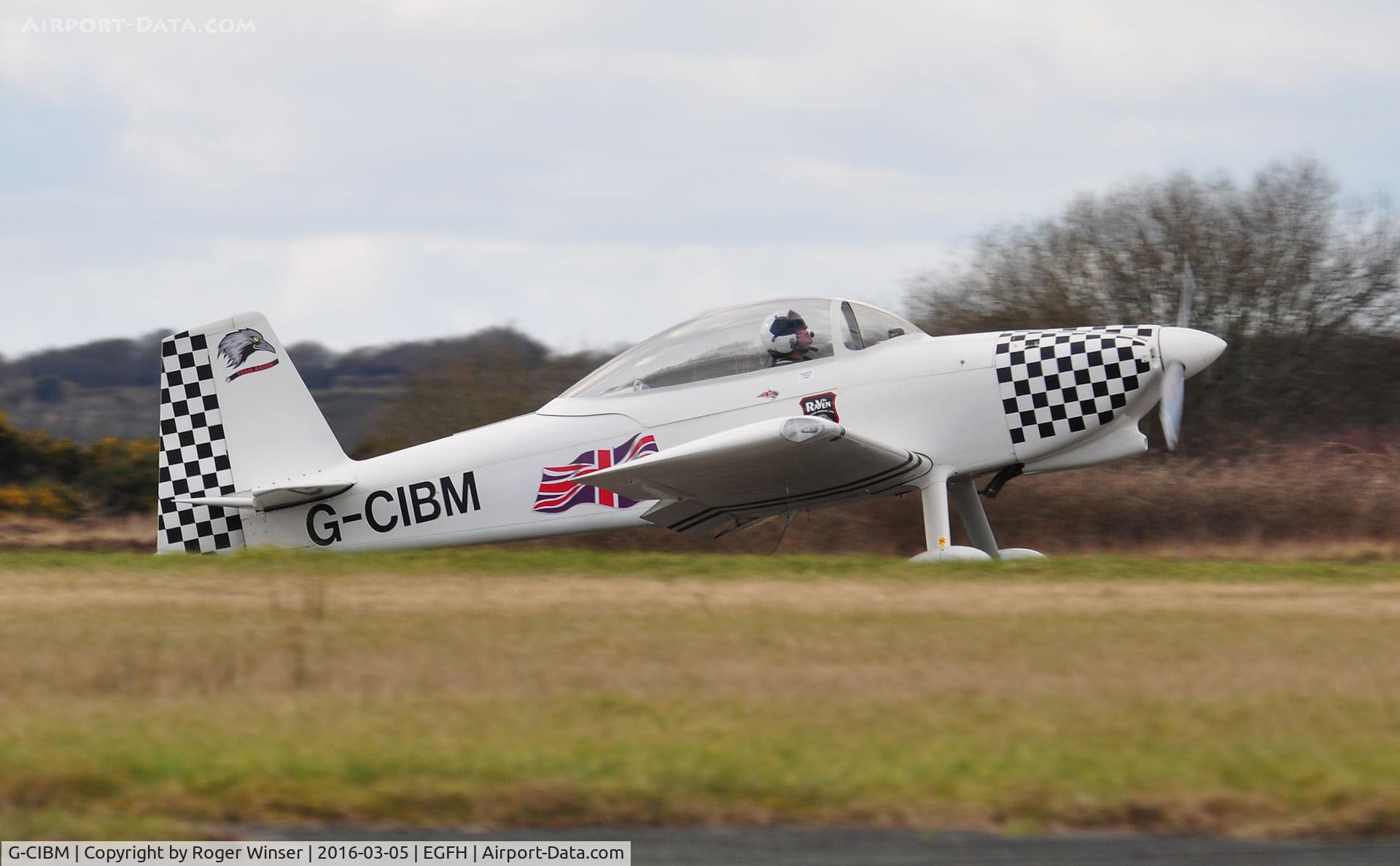 G-CIBM, 2013 Vans RV-8 C/N LAA 303-15083, Resident RV-8 in Team Raven's revised scheme for the 2016 display season.