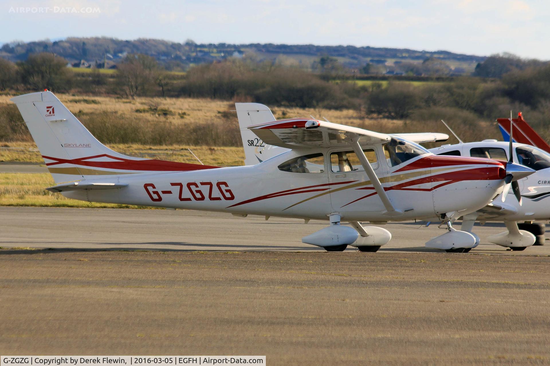 G-ZGZG, 2007 Cessna 182T Skylane C/N 18282036, Skylane, Shoreham based, previously N12722, parked up.